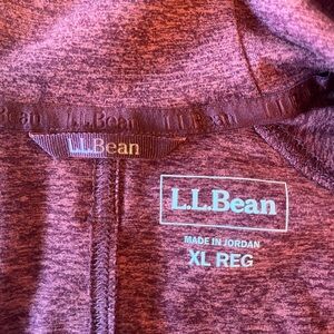 Llbean slub knit hoodie